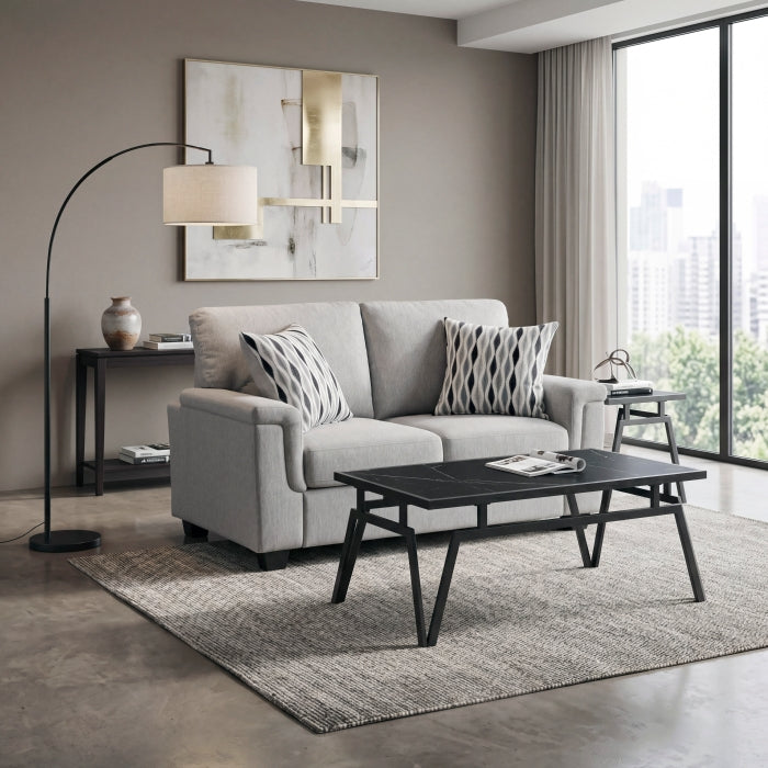 Chelsea White Loveseat - Ornate Home
