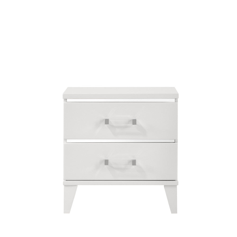 Chelsie White Nightstand - Ornate Home