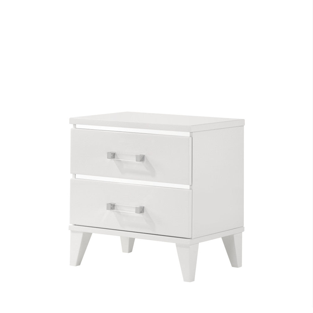 Chelsie White Nightstand - Ornate Home
