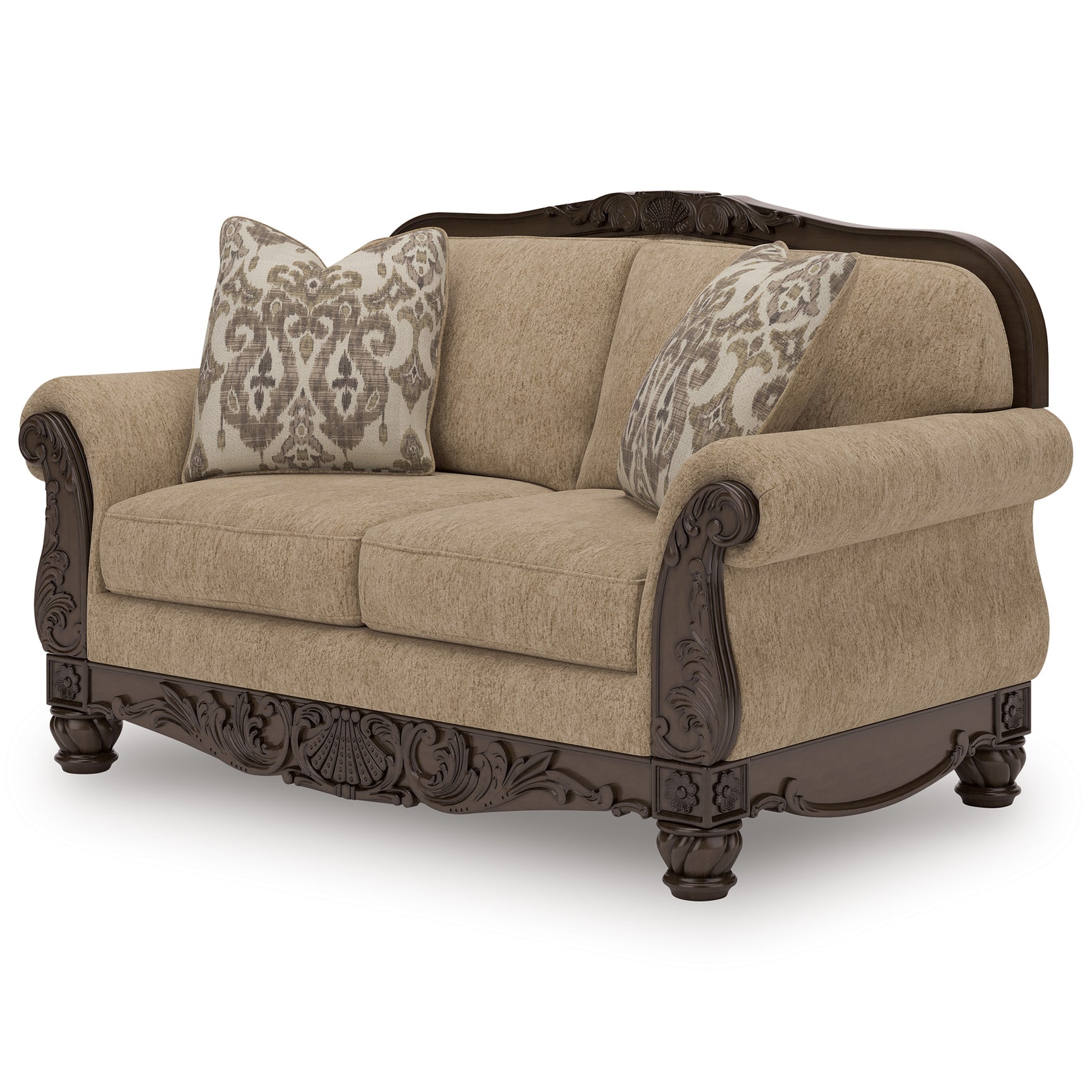 Chelsworth Golden Loveseat - Ornate Home