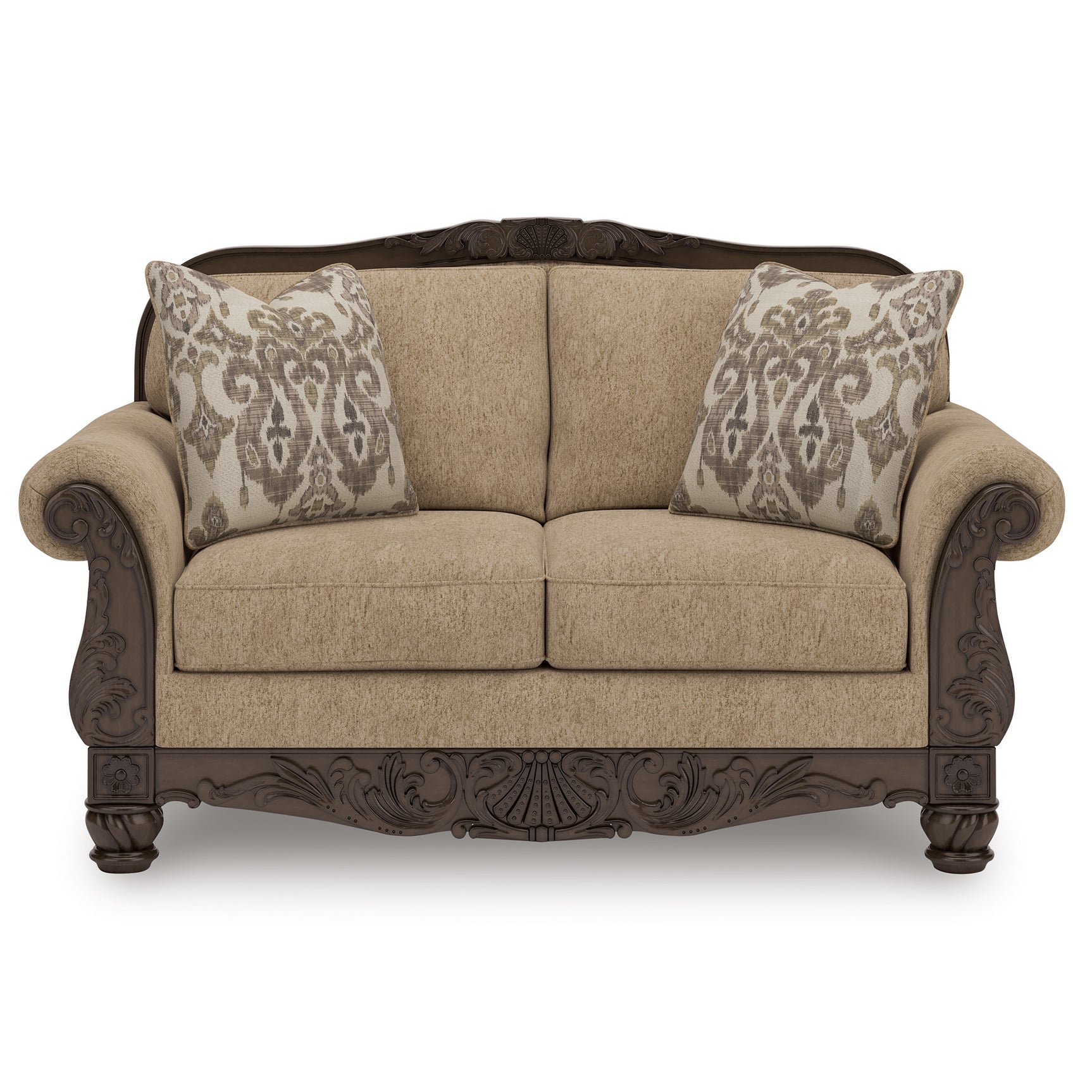 Chelsworth Golden Loveseat - Ornate Home