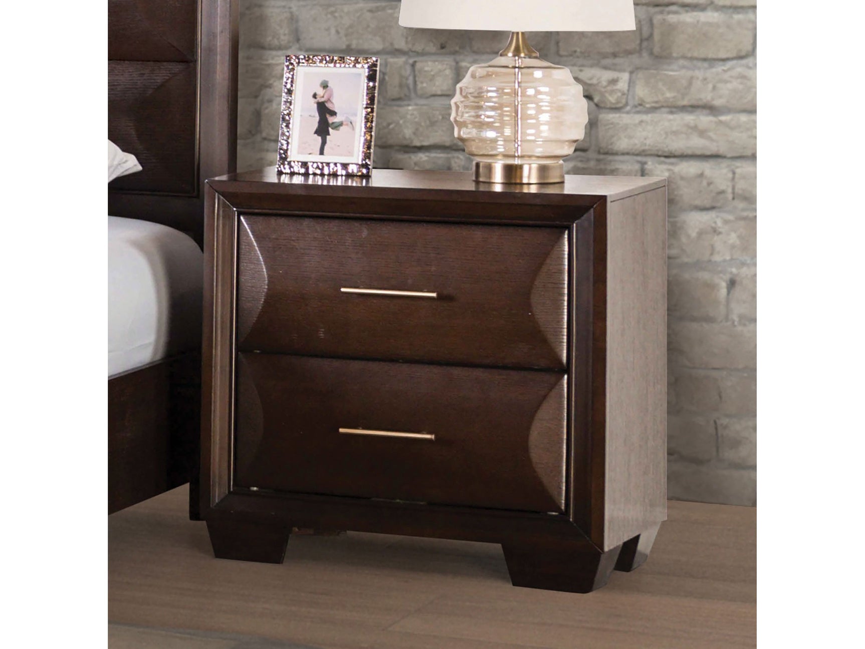 Chemnitz Espresso Nightstand - Ornate Home