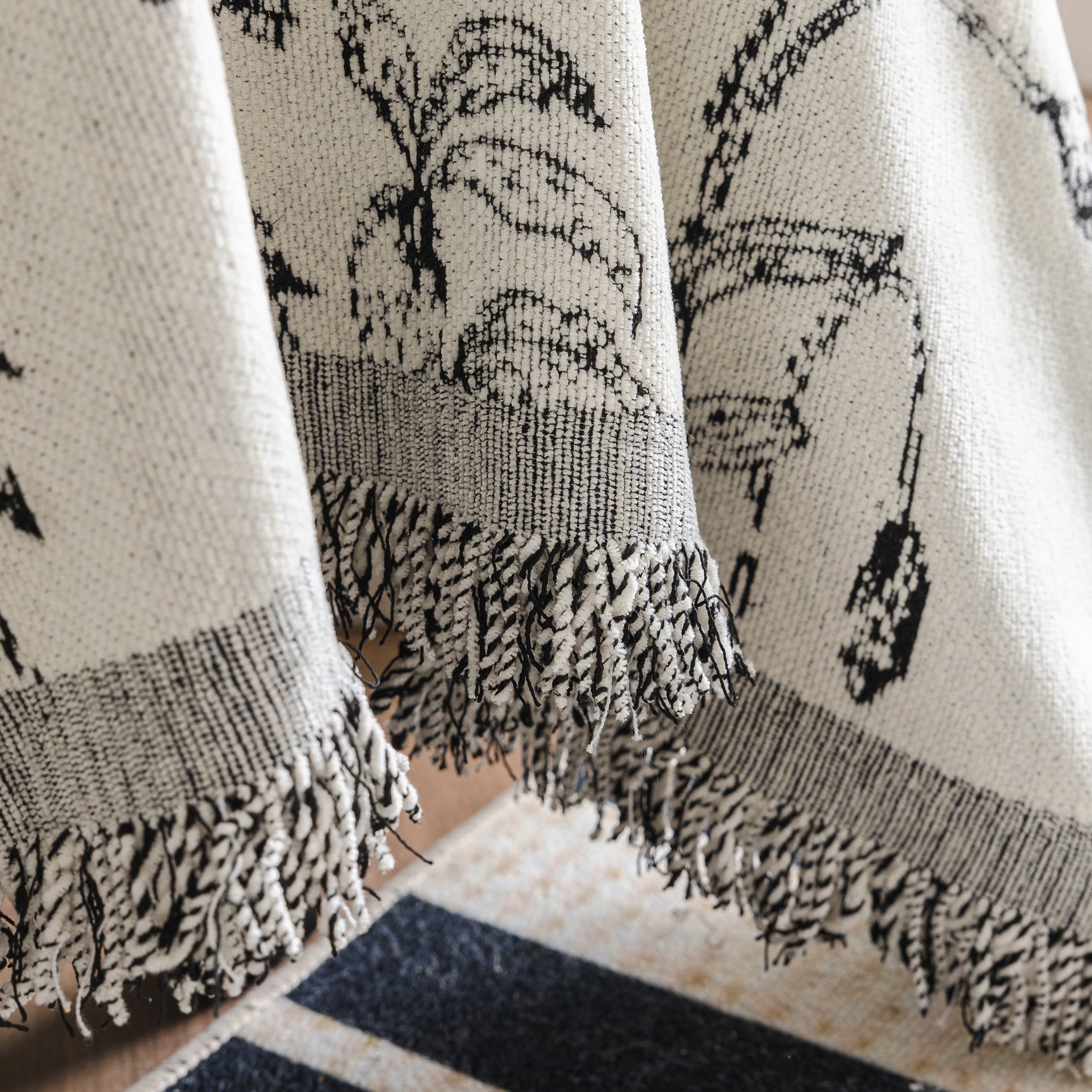 Chenille Giverny Couch Cover, Cozy Blankets for Sofa and Couch, Slip Covers for Couch Sectional - Ornate Home