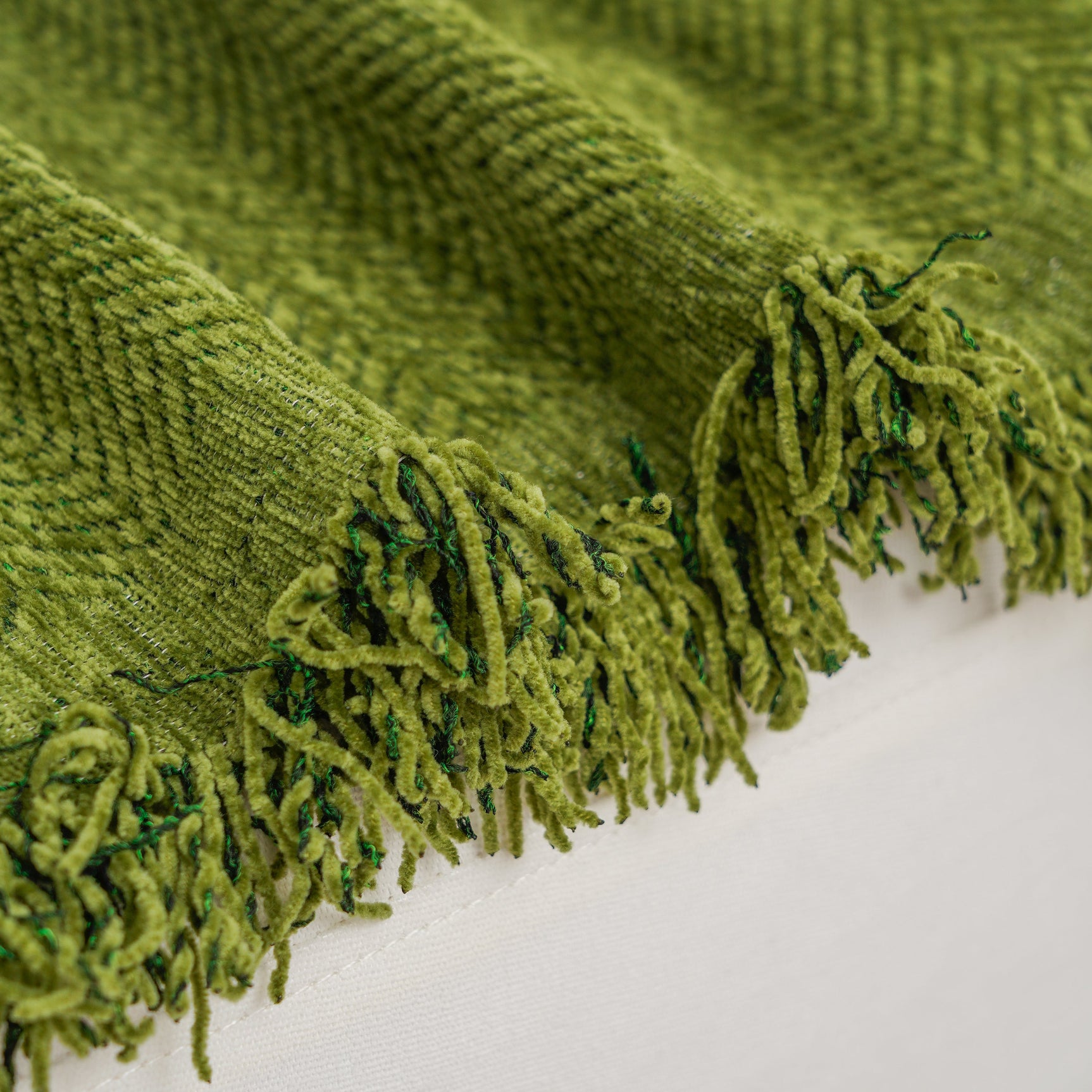 Chenille Herringbone Couch Cover Blanket, Sectional with Washable Covers, Furniture Covers for Sofas - Ornate Home