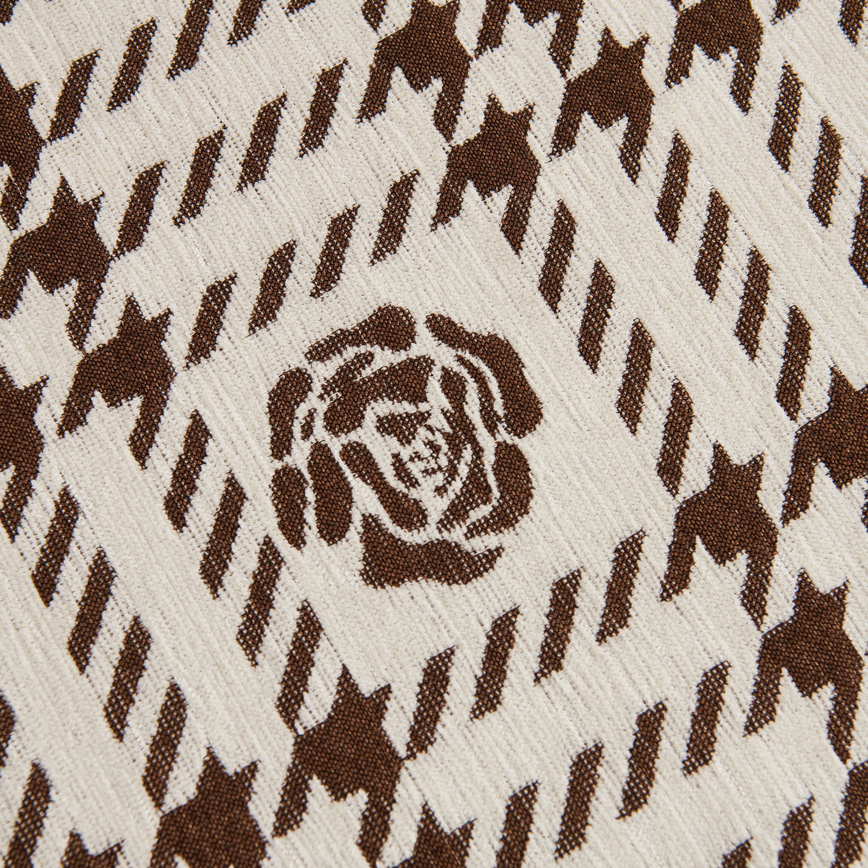 Chenille Houndstooth Sofa Throw Cover, Scratch Proof Cozy Throw Blankets for Couch - Ornate Home