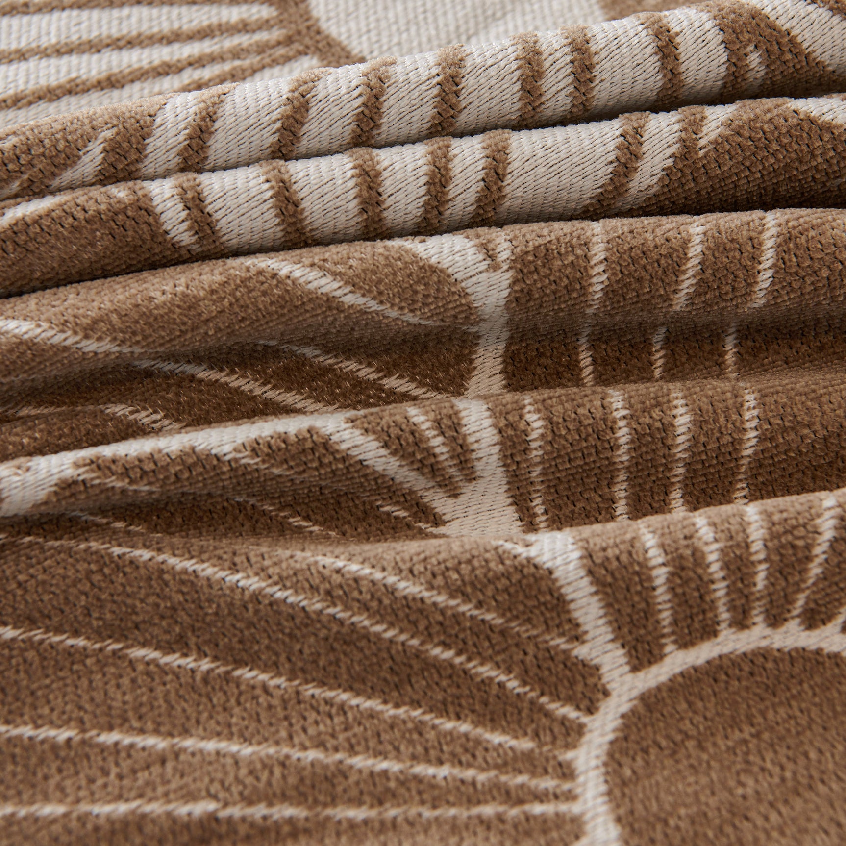 Chenille Jacquard Sofa Throw Cover with Tassels, All-Season Furniture Protector for Home and Office - Ornate Home