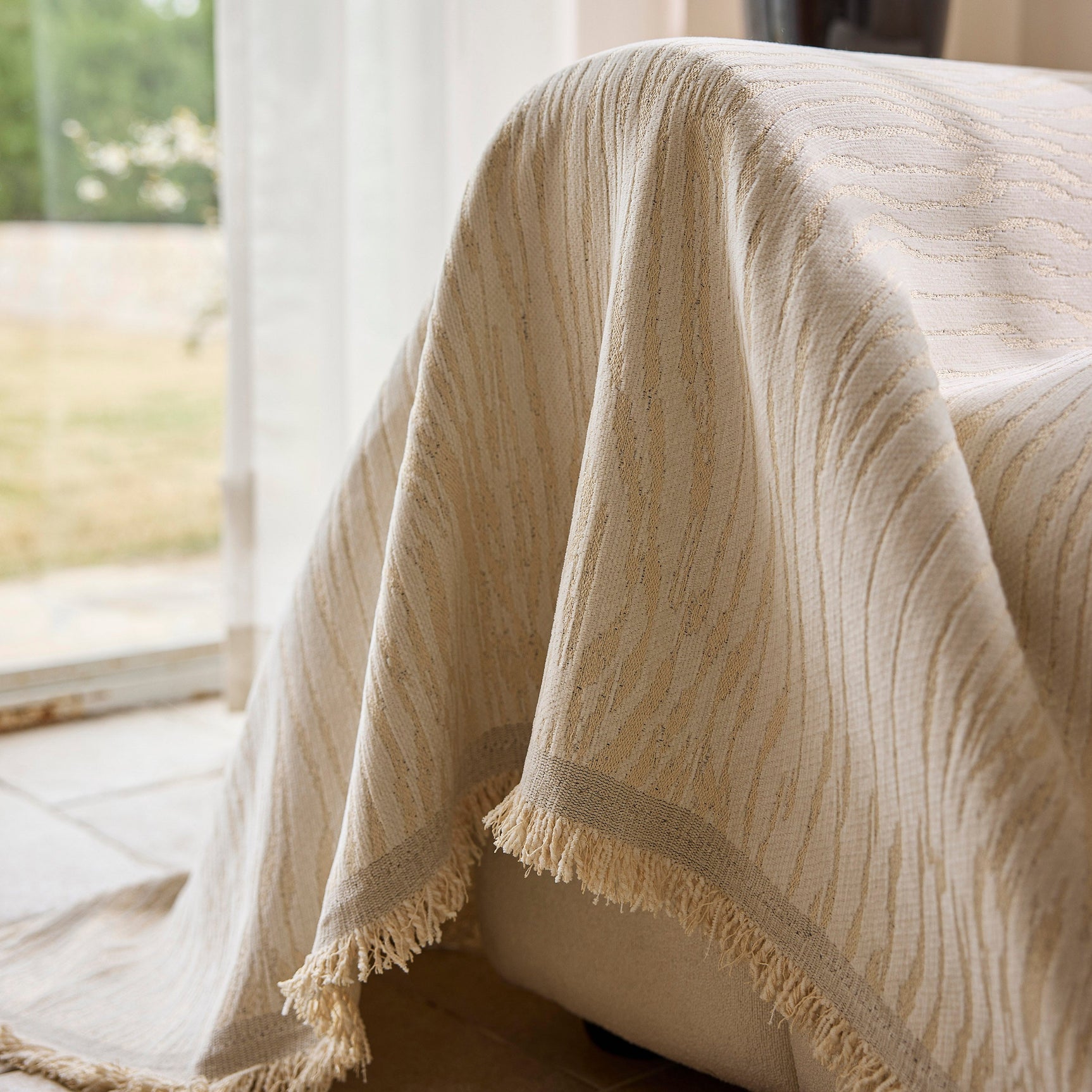 Chenille Sofa Cover Throw Couch Cover Blanket, Soft Slipcover Alternative for Pets - Ornate Home