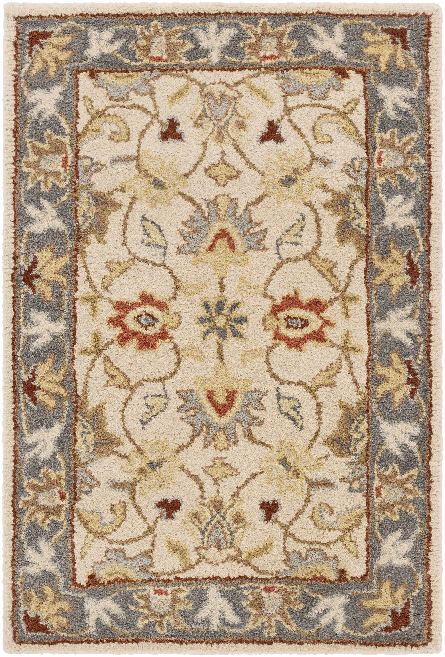 Cherryfield 1125 Yellow&Sage Wool Rug - Ornate Home