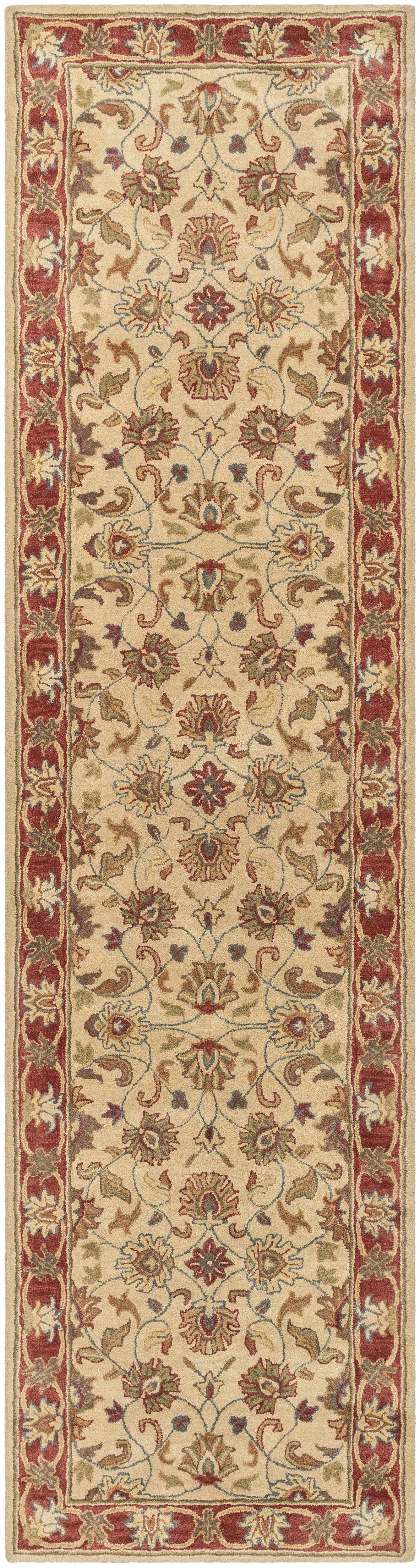 Cherryfield Hand Tufted Brown & Rust 1001 Wool Rug - Ornate Home