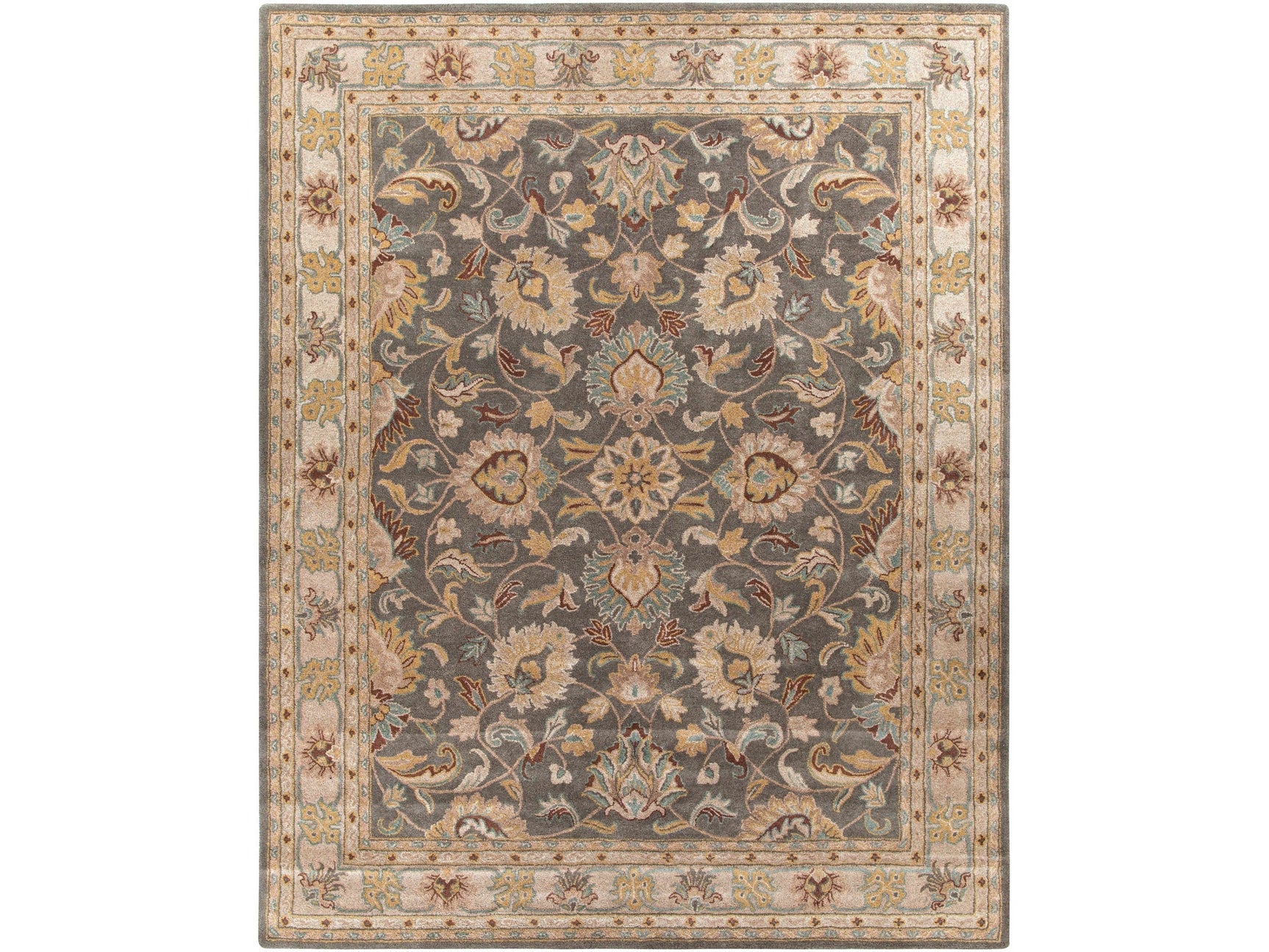 Cherryfield Hand Tufted Taupe Wool Rug - Ornate Home