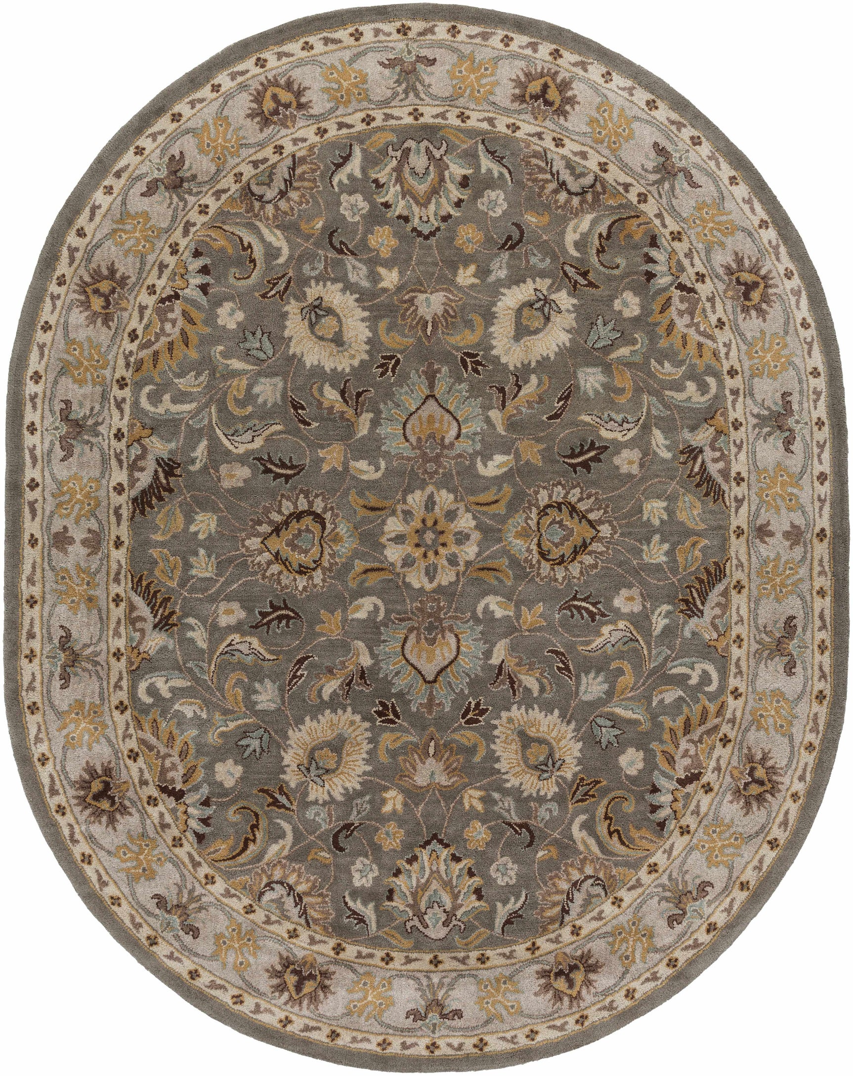 Cherryfield Hand Tufted Taupe Wool Rug - Ornate Home