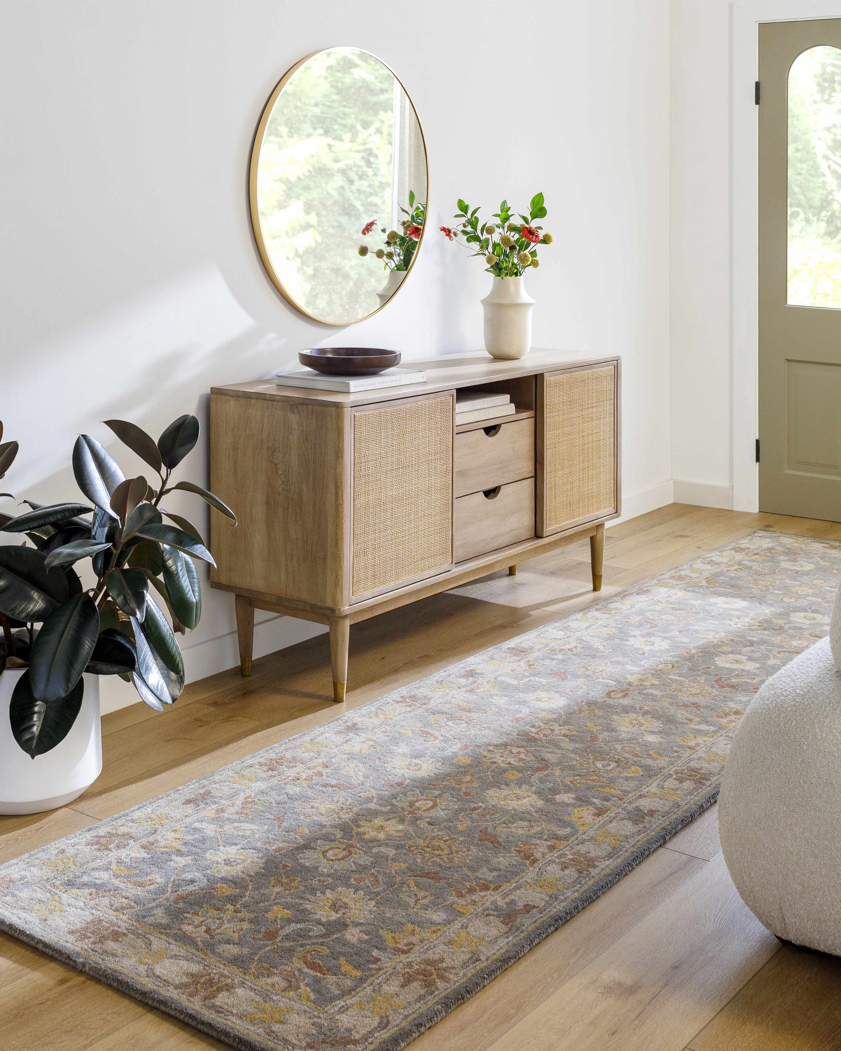 Cherryfield Hand Tufted Taupe Wool Rug - Ornate Home