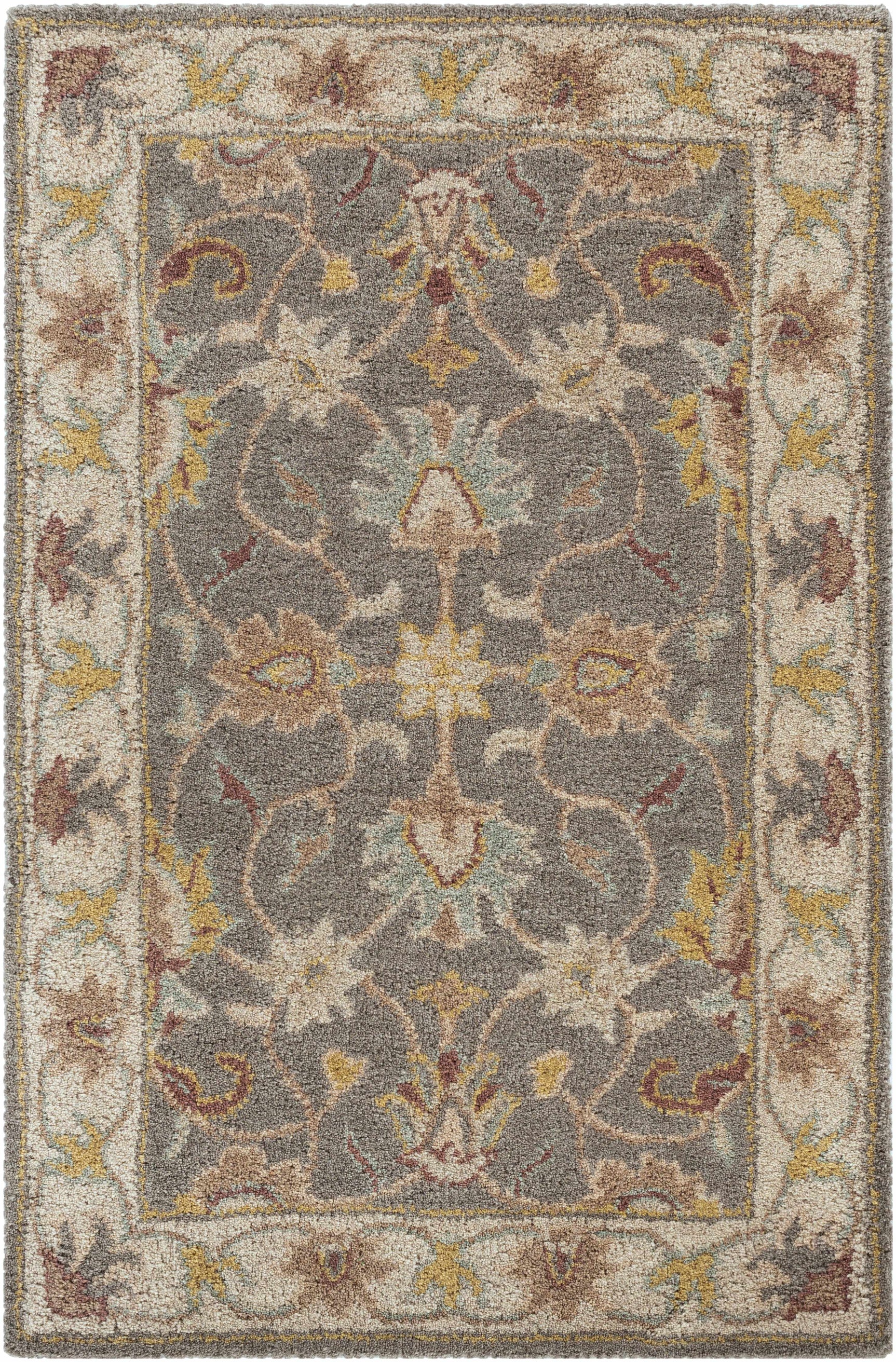 Cherryfield Hand Tufted Taupe Wool Rug - Ornate Home