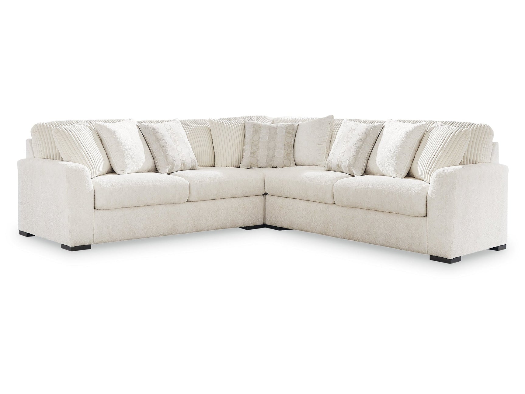 Chessington Ivory 3-Piece Sectional (Online Special Price) - Ornate Home