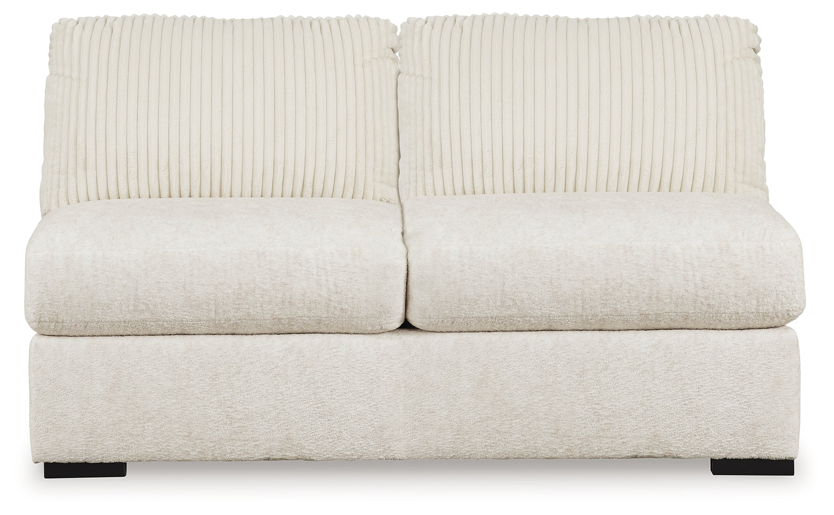 Chessington Ivory 4-Piece Sectional and Oversized Accent Ottoman - Ornate Home