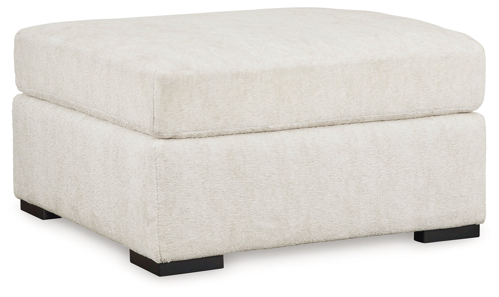 Chessington Ivory Oversized Accent Ottoman (Online Special Price) - Ornate Home