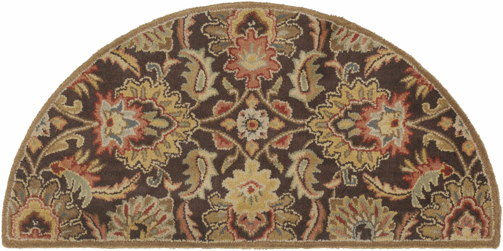 Chesterton 1028 Hand Tufted Brown Wool Rug - Ornate Home
