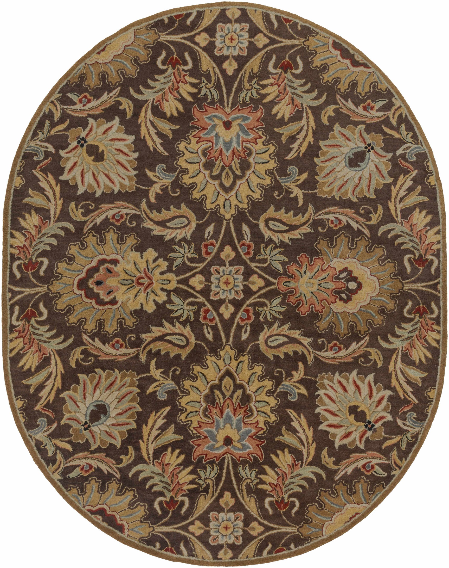 Chesterton 1028 Hand Tufted Brown Wool Rug - Ornate Home