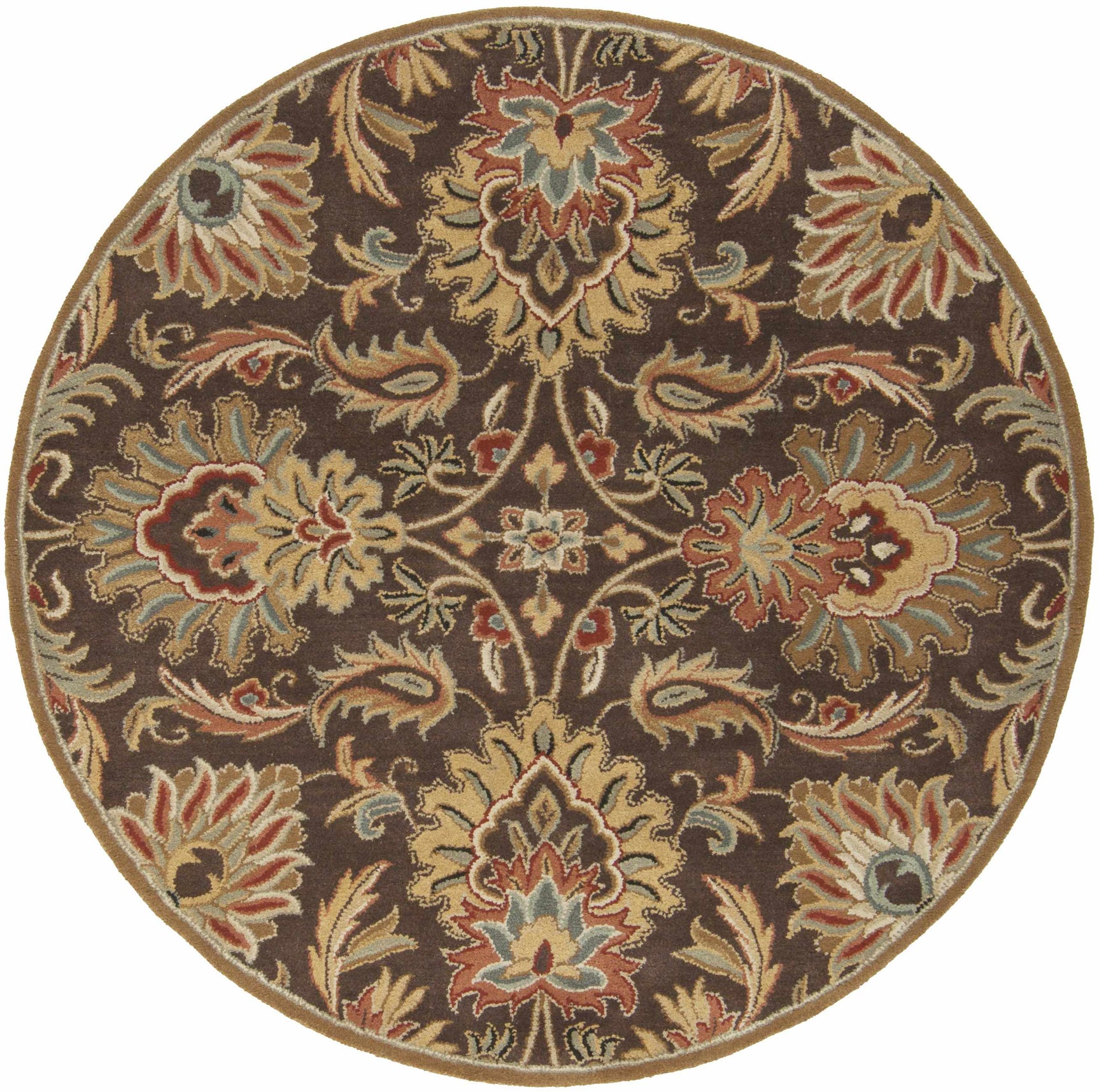 Chesterton 1028 Hand Tufted Brown Wool Rug - Ornate Home