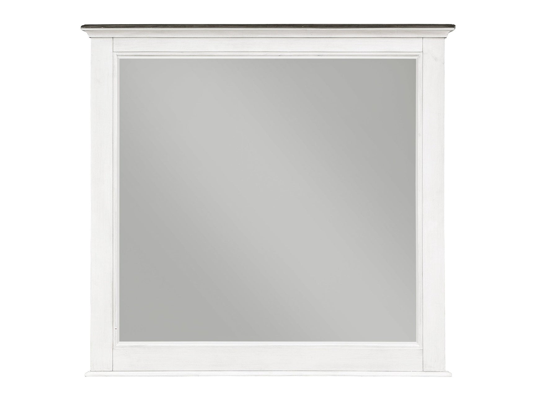 Chesterton Antique White Mirror - Ornate Home