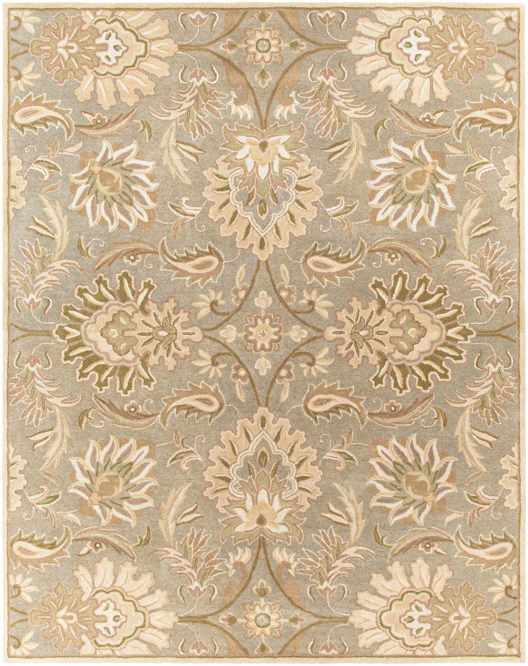 Chesterton Hand Tufted Ivory 1111 Area Rug - Ornate Home
