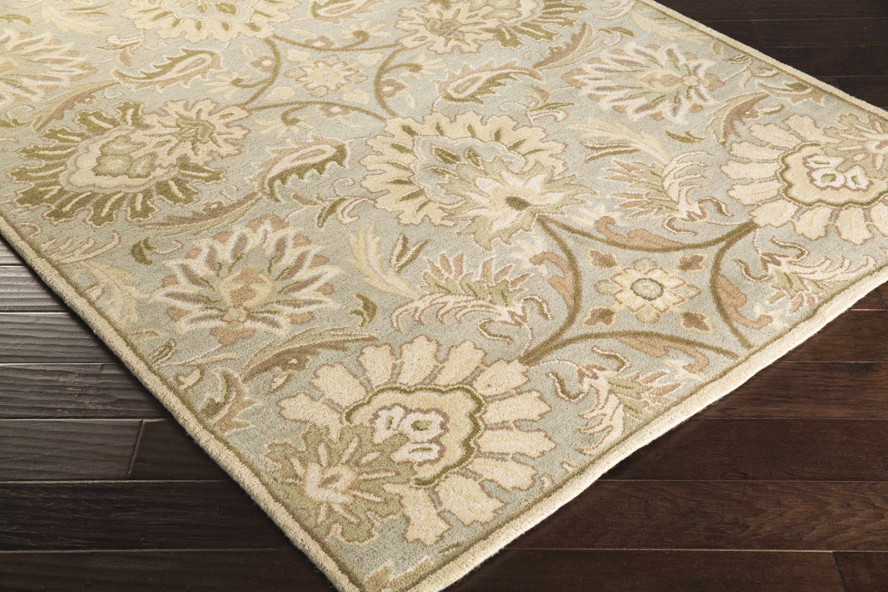 Chesterton Hand Tufted Ivory 1111 Area Rug - Ornate Home