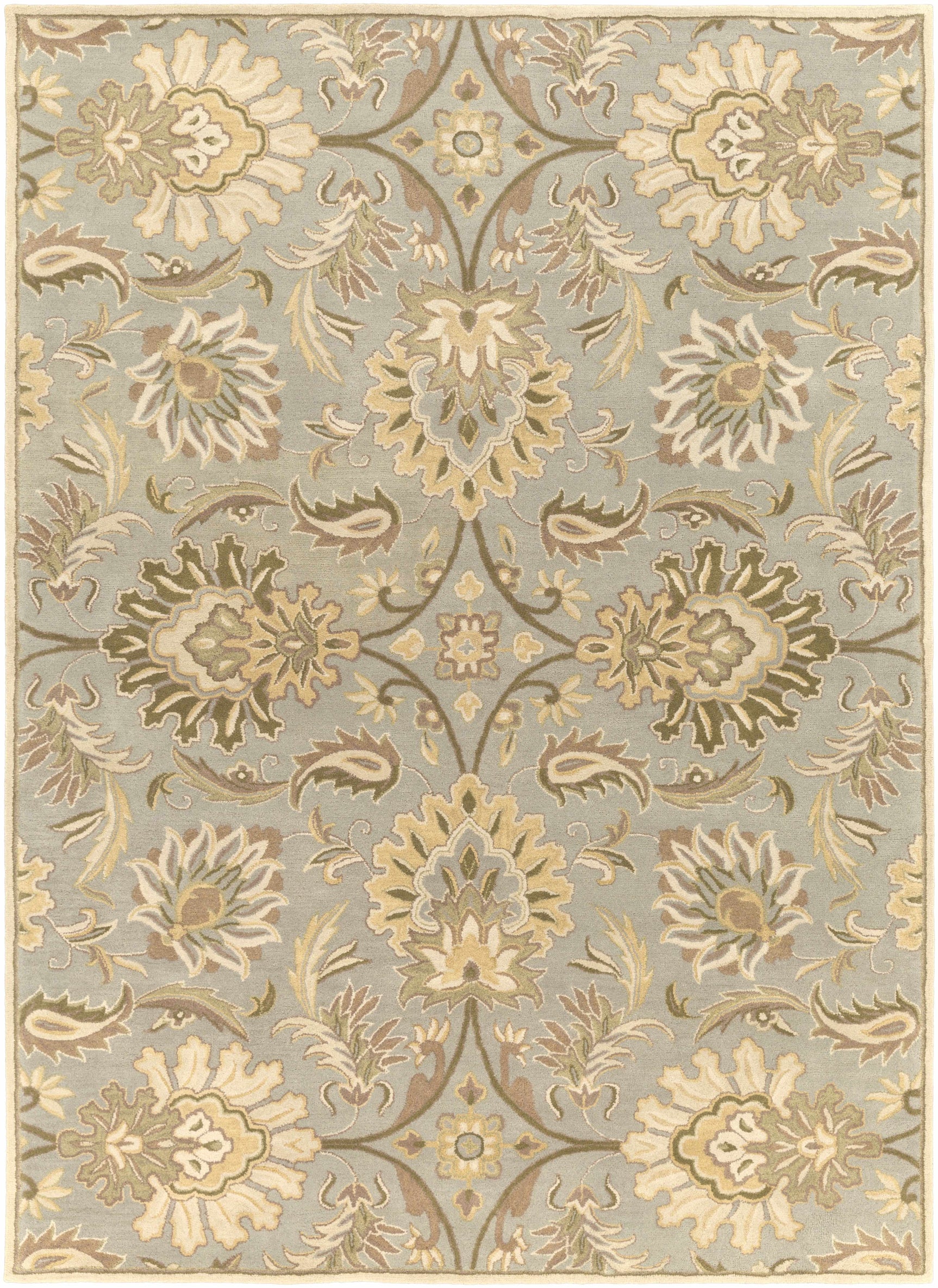 Chesterton Hand Tufted Ivory 1111 Area Rug - Ornate Home