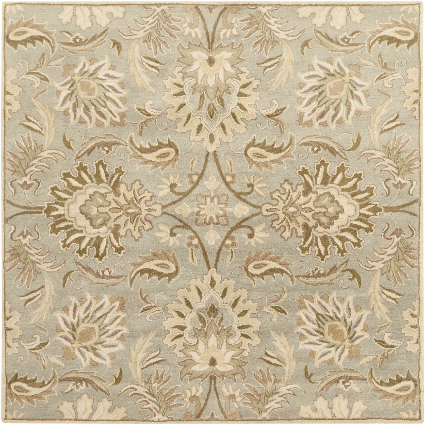 Chesterton Hand Tufted Ivory 1111 Area Rug - Ornate Home