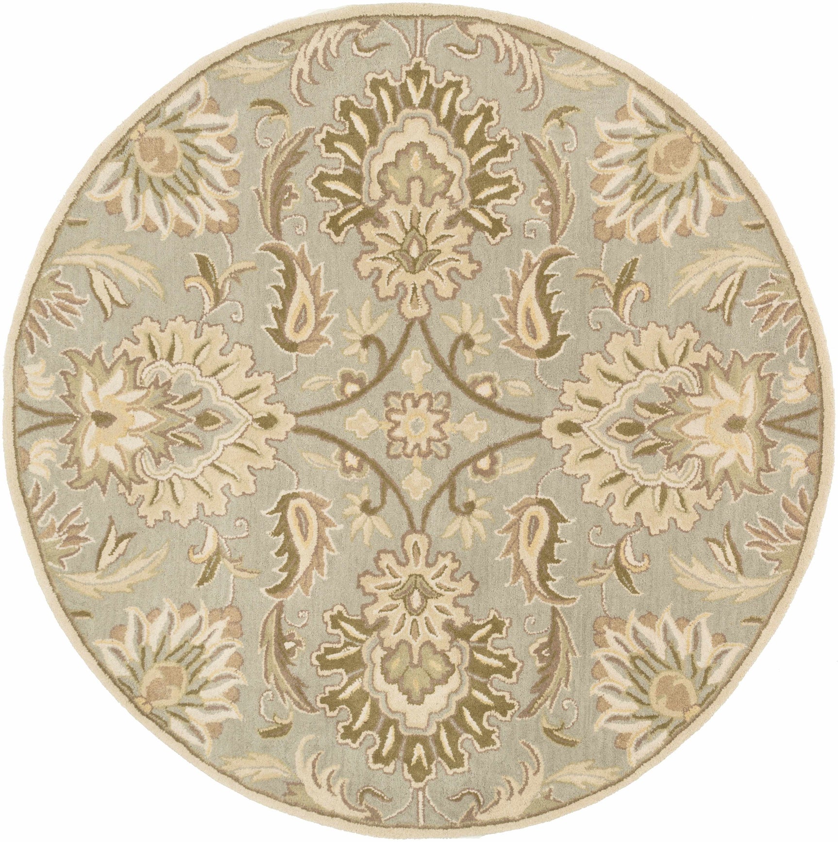 Chesterton Hand Tufted Ivory 1111 Area Rug - Ornate Home