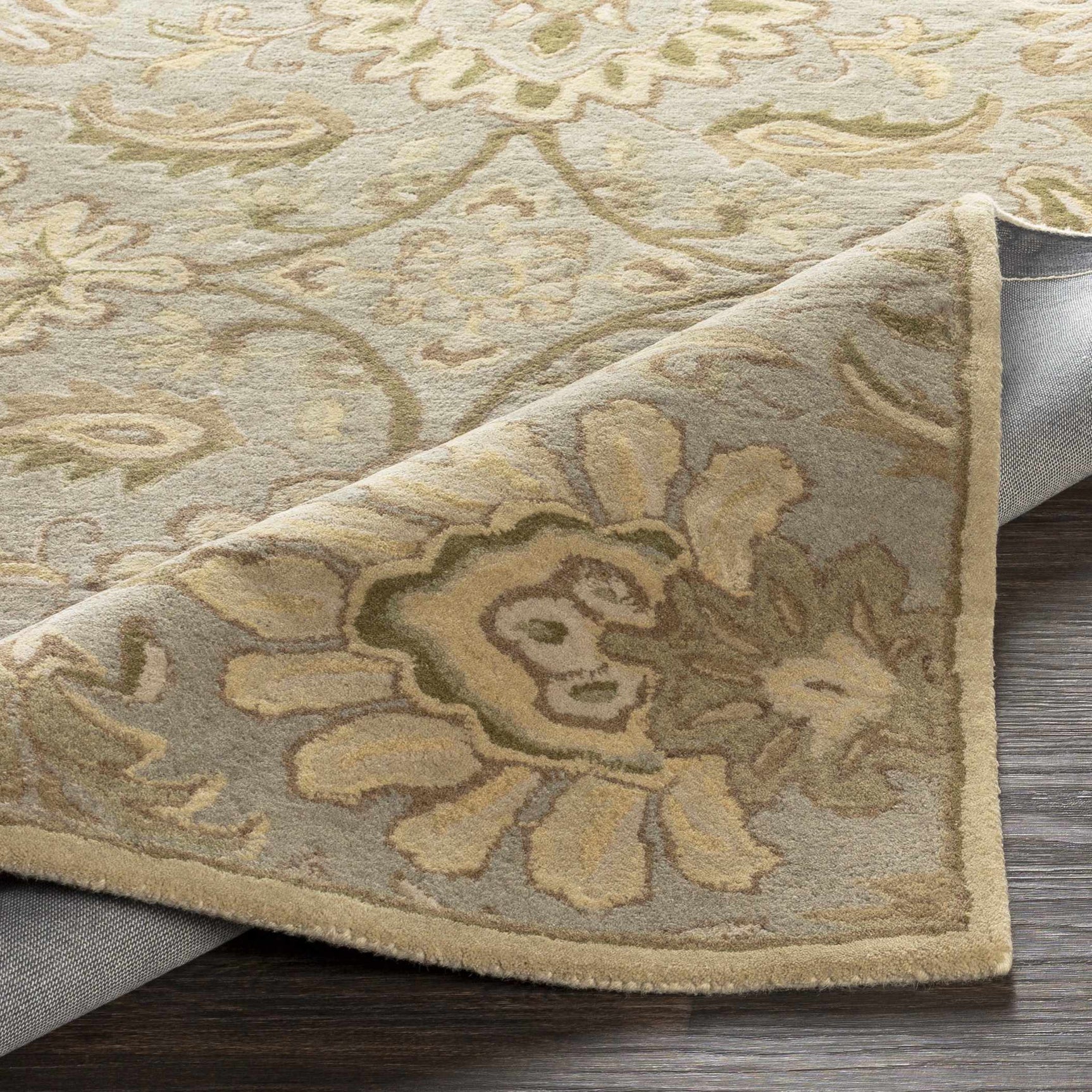 Chesterton Hand Tufted Ivory 1111 Area Rug - Ornate Home