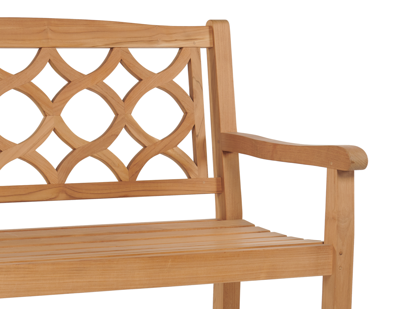 Chichester 2-Person Teak Outdoor Bench - Ornate Home