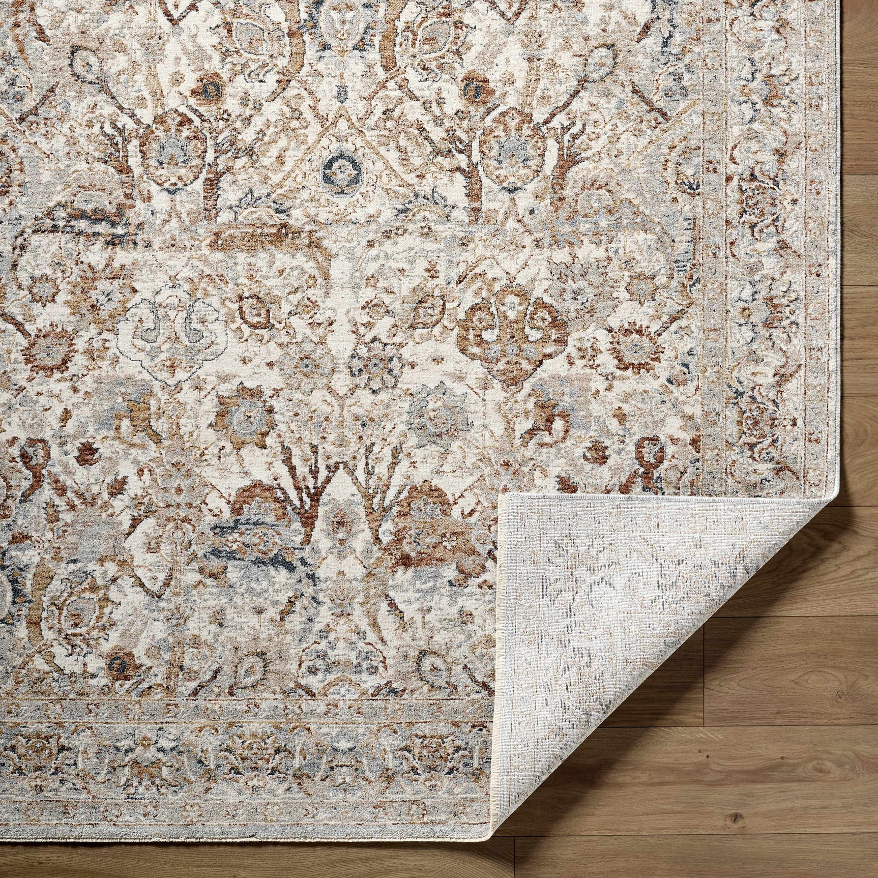Chikao Cream Area Rug - Ornate Home