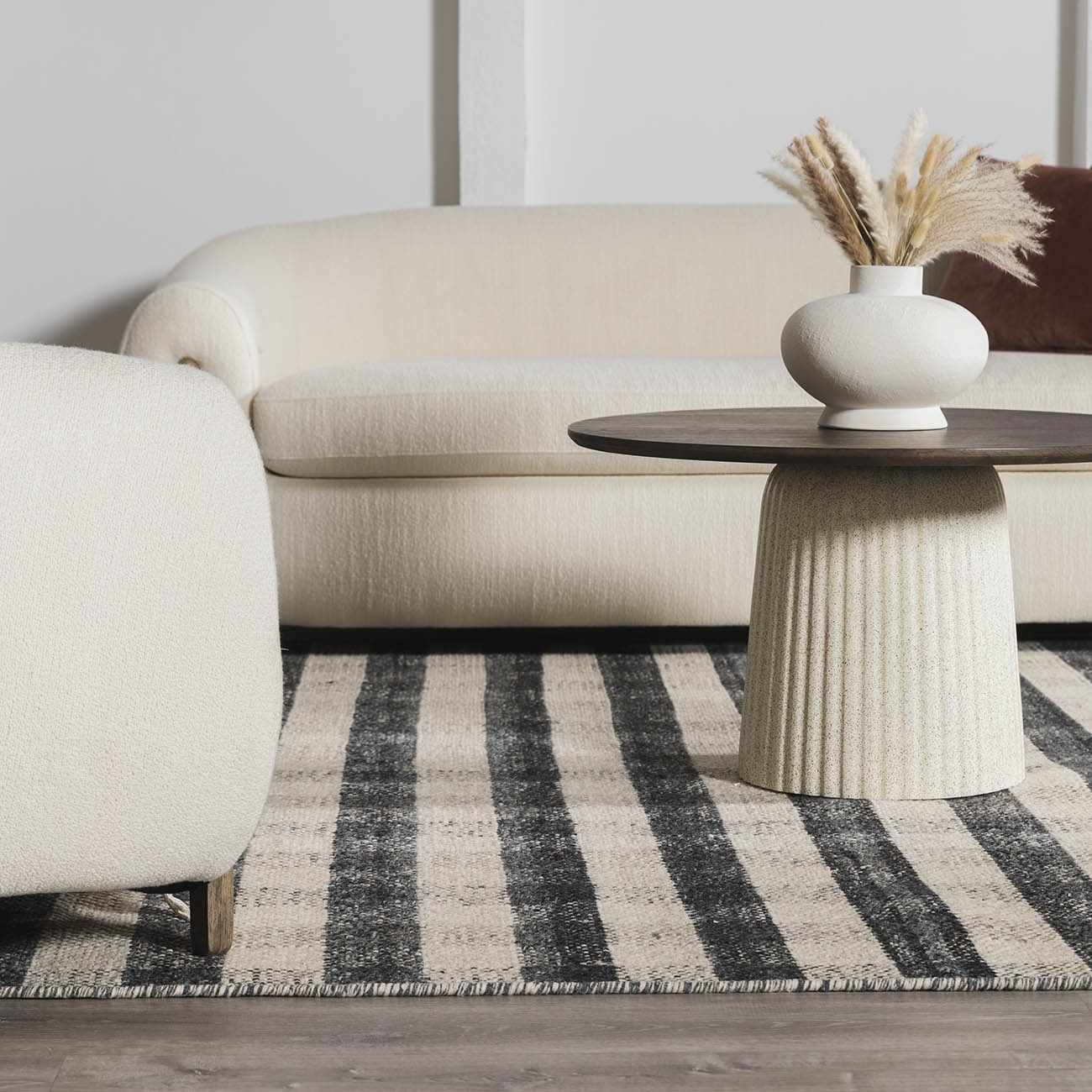 Chilliwack Gray Plaid Wool Rug - Ornate Home