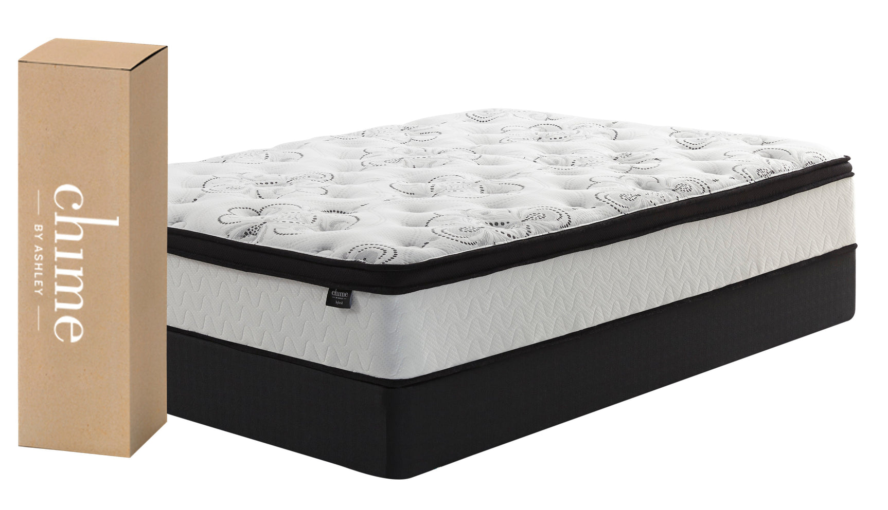 Chime 12 Inch Hybrid Ultra Plush Twin Mattress in a Box (Online Special Price) - Ornate Home