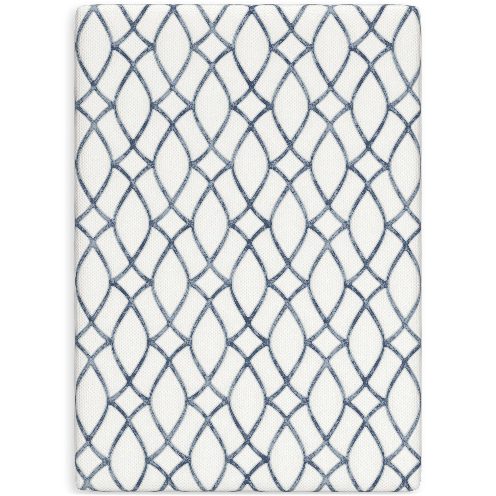 Chime Elite 2.0 White/Blue Memory Foam 10 Inch Mattress / Firm - Ornate Home