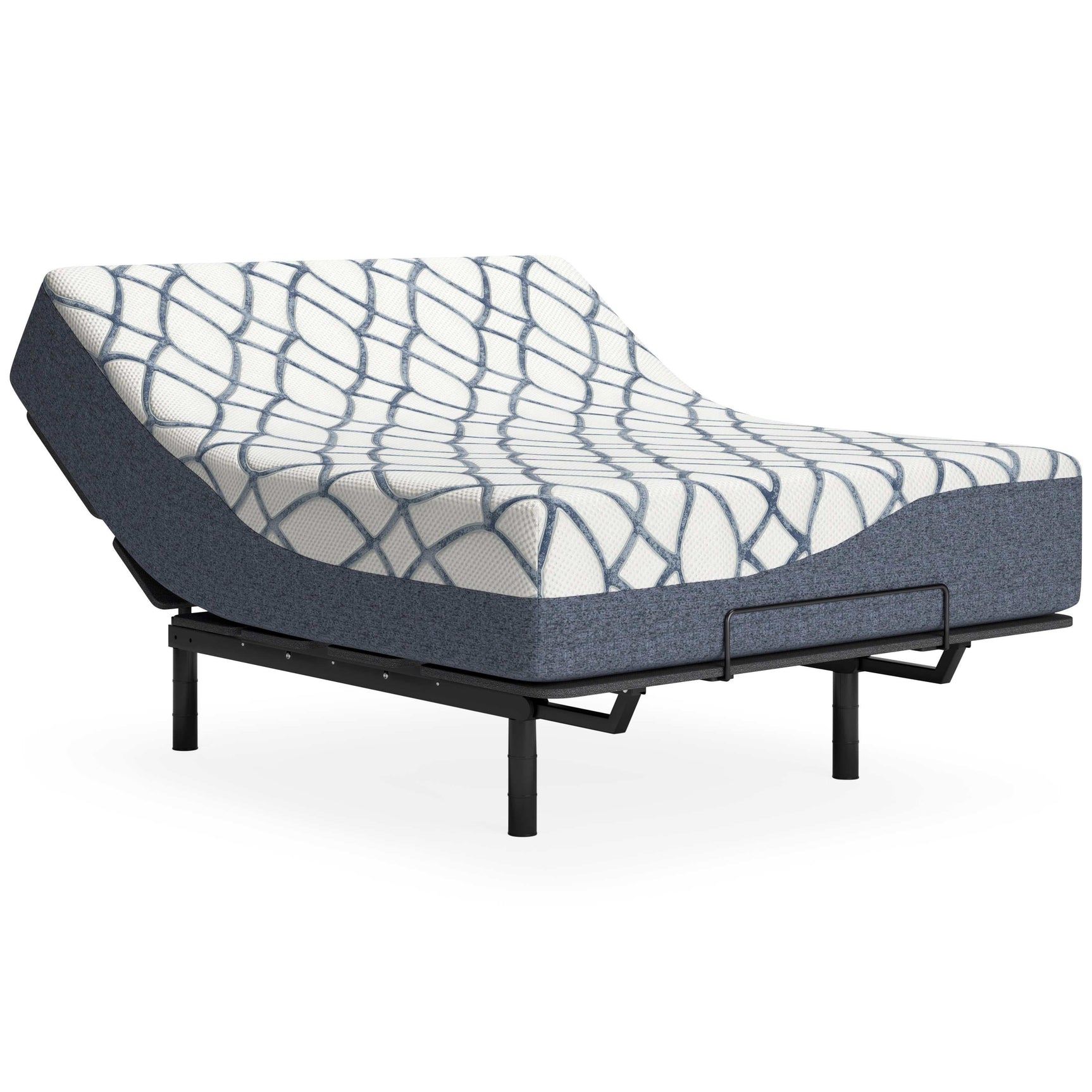 Chime Elite 2.0 White/Blue Memory Foam 14 Inch Mattress / Ultra Plush - Ornate Home