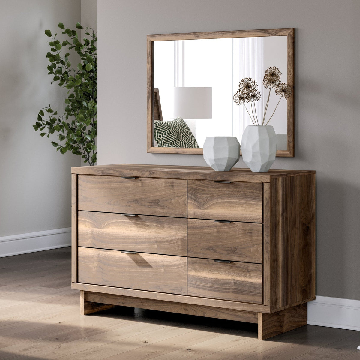 brown dresser with mirror Austin Group Isabella 527-01+10 Traditional 9 Drawer and Beveled Edge | Royal Furniture This dresser with mirror sits comfortably at the intersection of modern lodge and farmhouse aesthetics Sawyer 6-Drawer Dresser with Mirror
