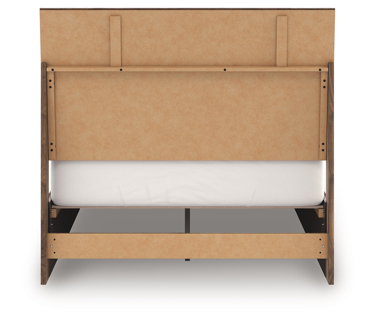 Chirason Brown Full Panel Platform Bed, Dresser and Mirror (Online Special Price) - Ornate Home