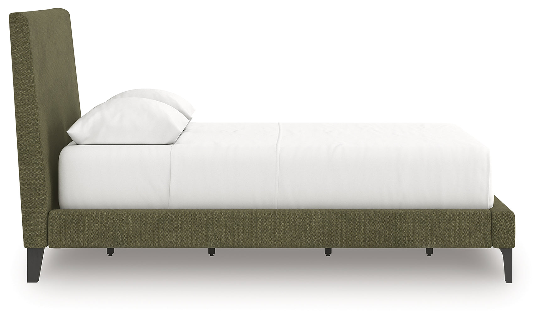 Chirason Brown/Sage Green Full Upholstered Bed, Dresser and Mirror (Online Special Price) - Ornate Home