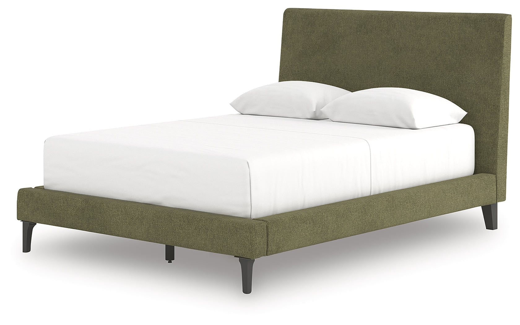 Chirason Brown/Sage Green Full Upholstered Bed, Dresser and Mirror (Online Special Price) - Ornate Home
