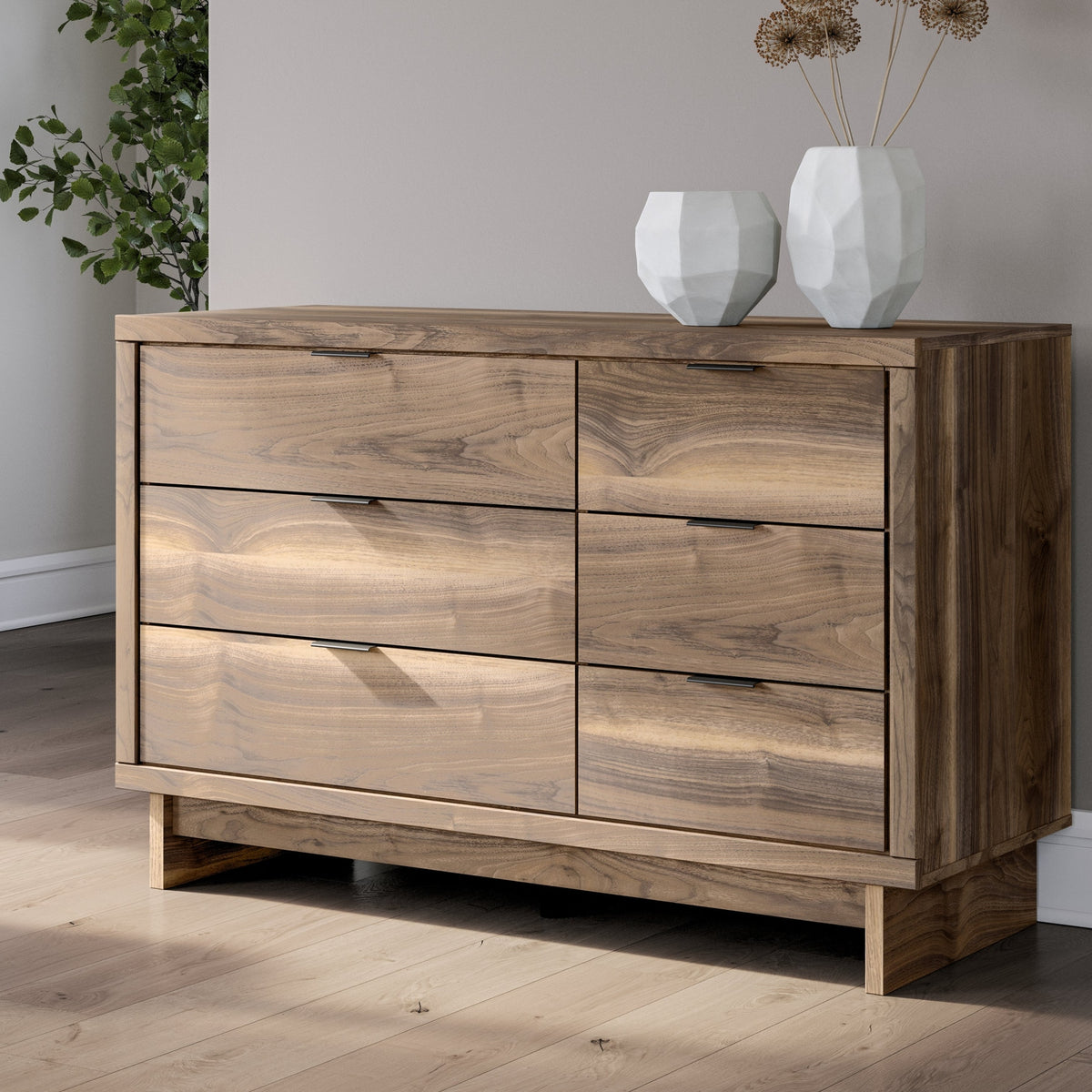 Ashley Furniture Chirason Brown Six Drawer Dresser