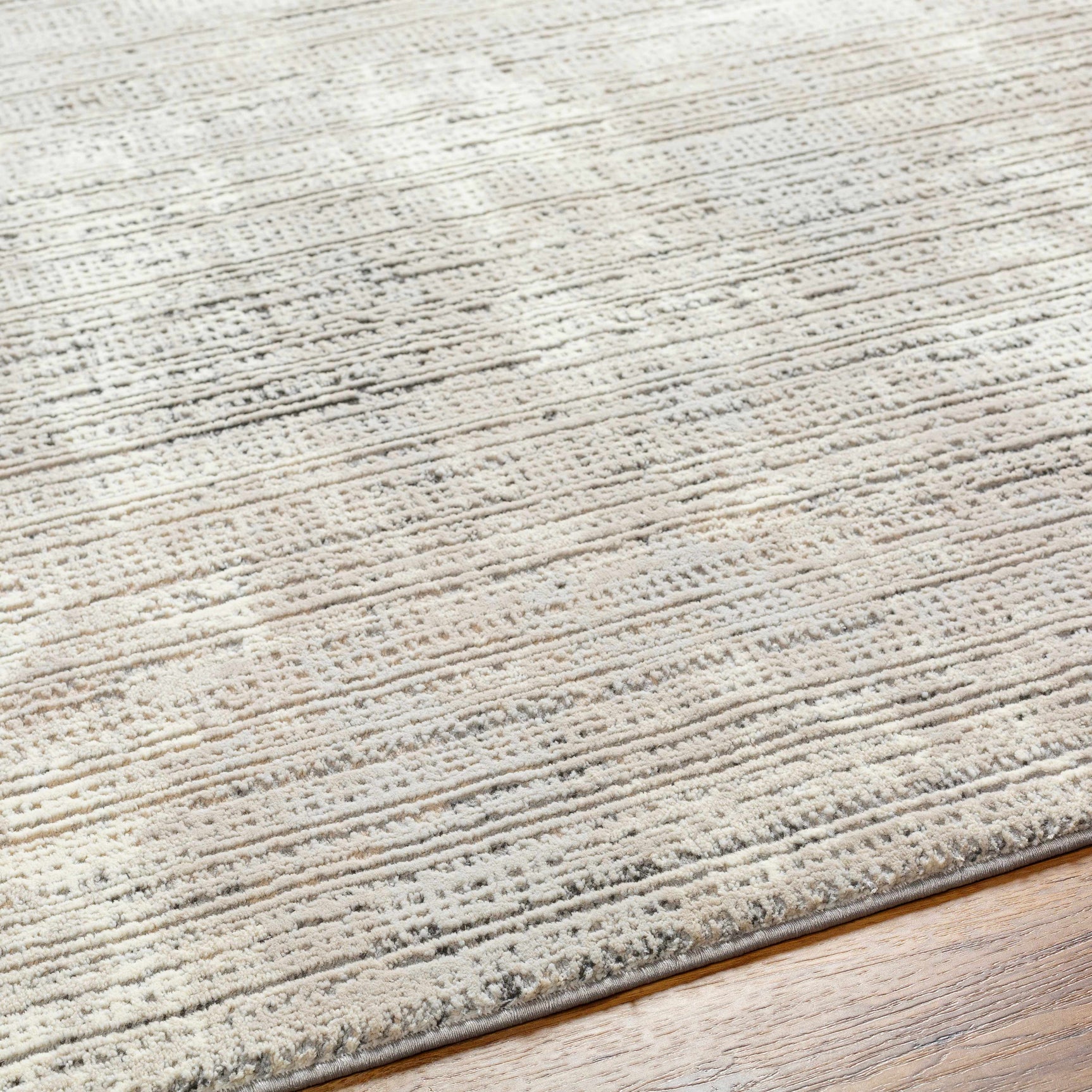Chiyo Tan Plush Textured Washable Rug - Ornate Home