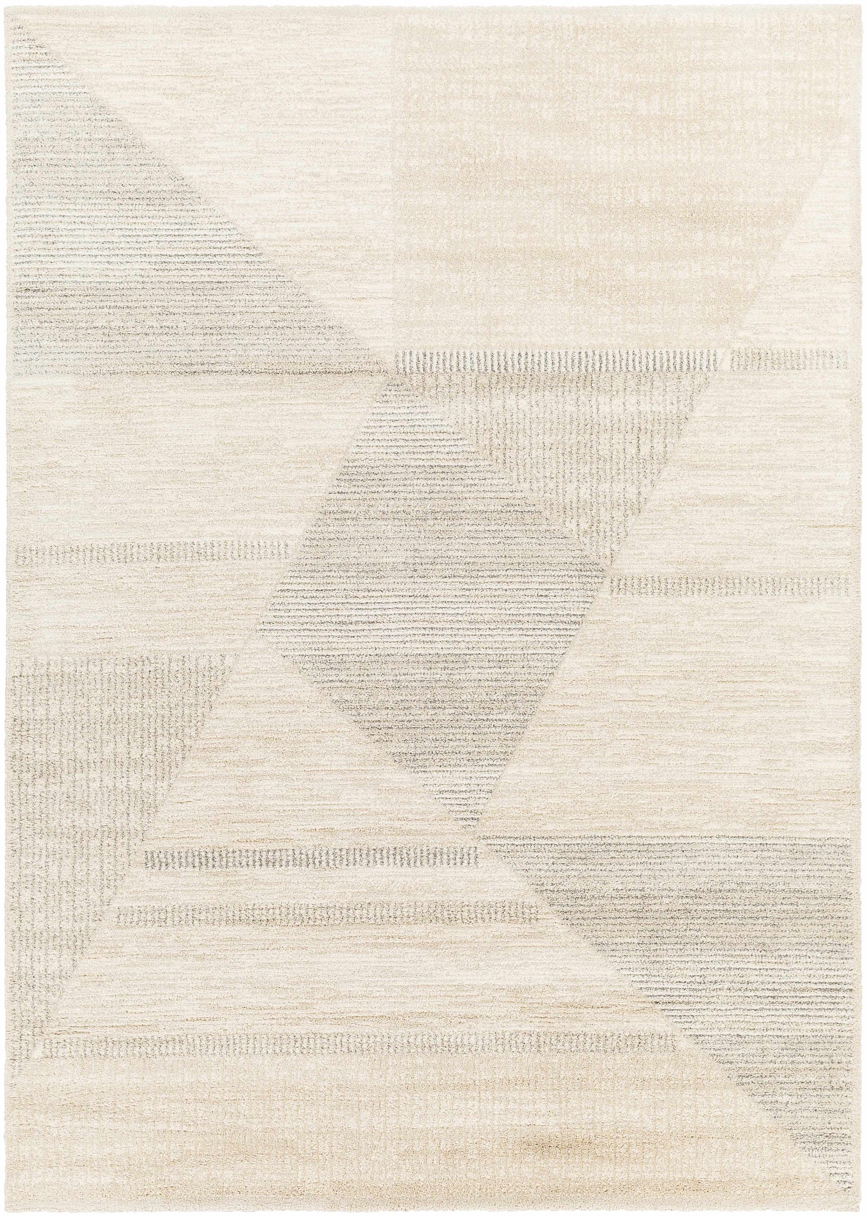 Chizu Geometric Neutral Luxe Rug - Ornate Home