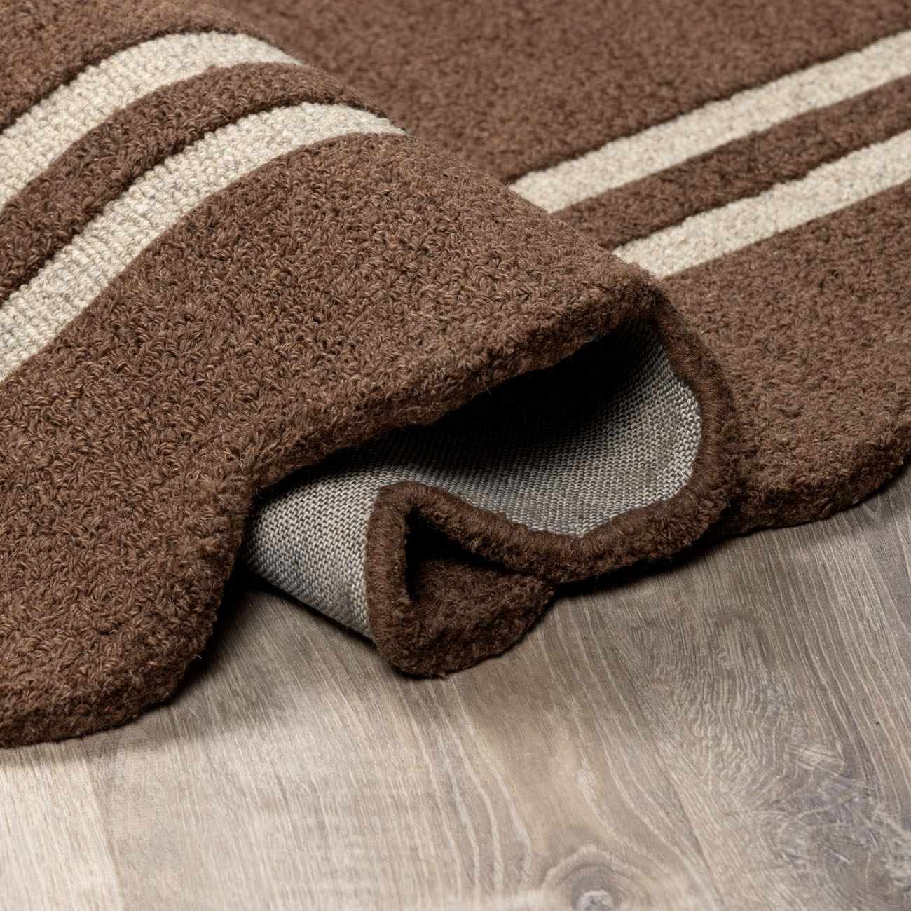 Chogan Chocolate Brown Area Rug - Ornate Home