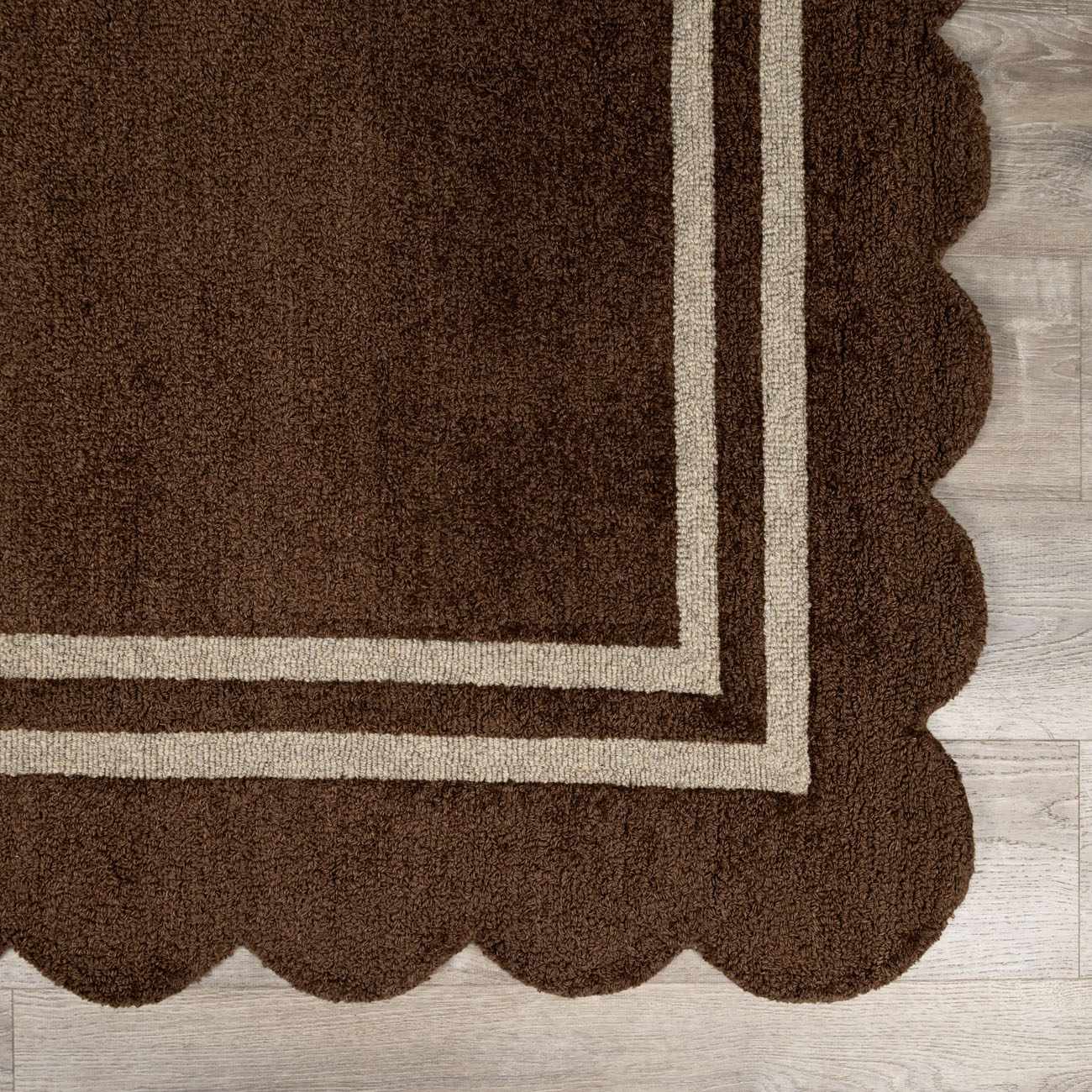 Chogan Chocolate Brown Area Rug - Ornate Home