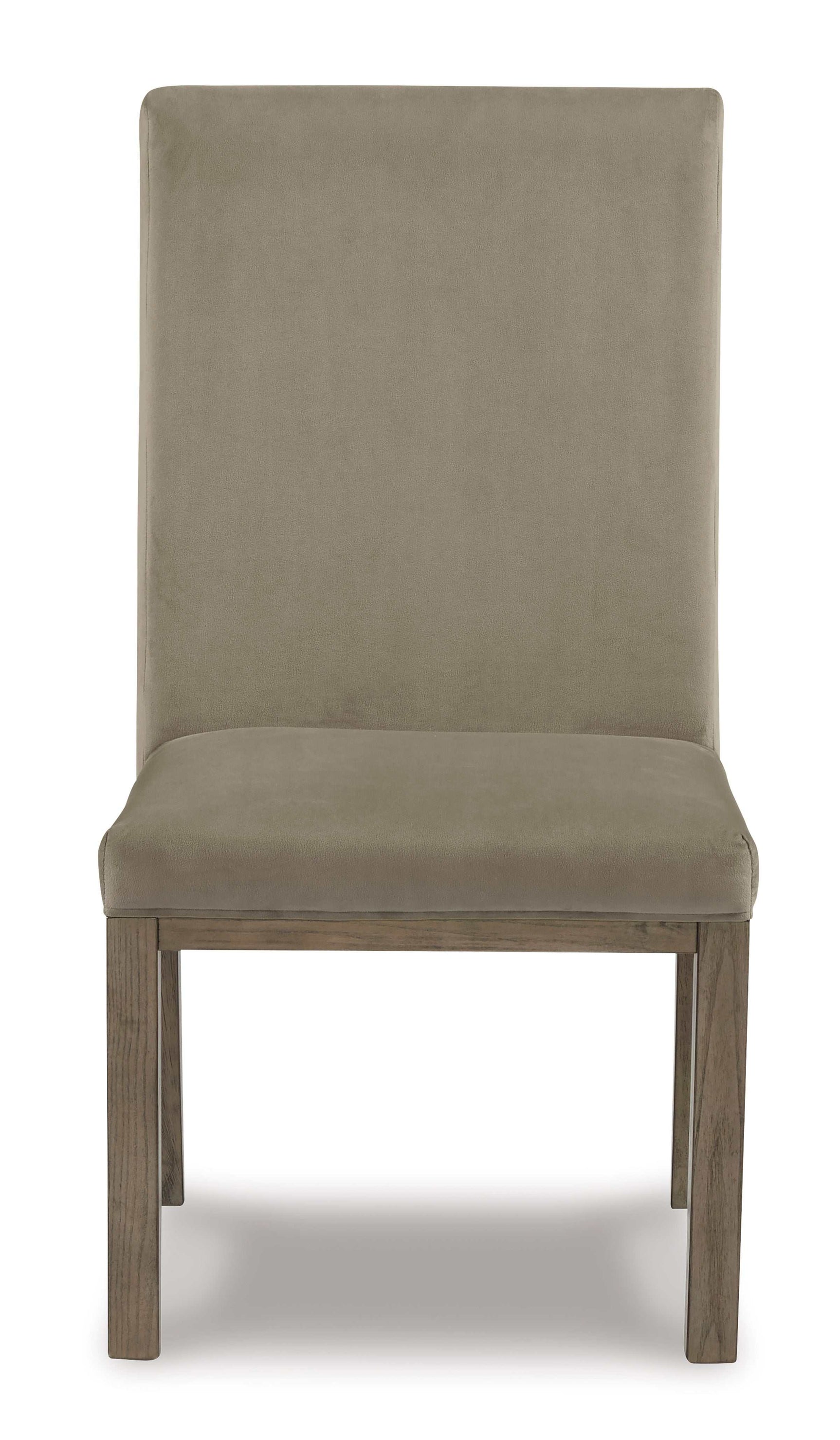 Chrestner Gray/Brown Dining Side Chair (Set of 2) - Ornate Home