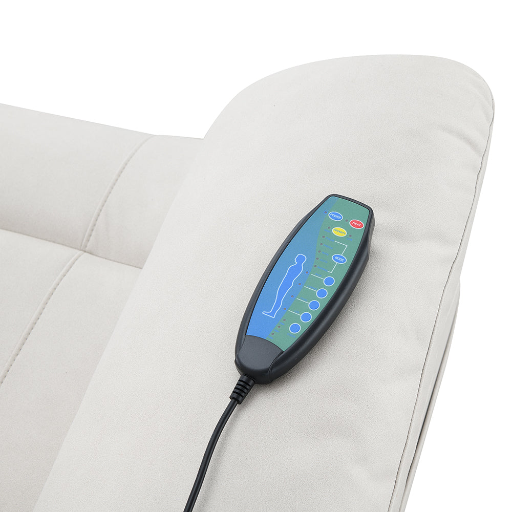 Chriki Beige Power Recliner - Ornate Home