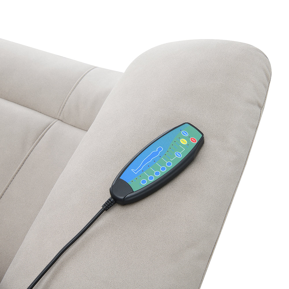 Chriki Beige Power Recliner - Ornate Home