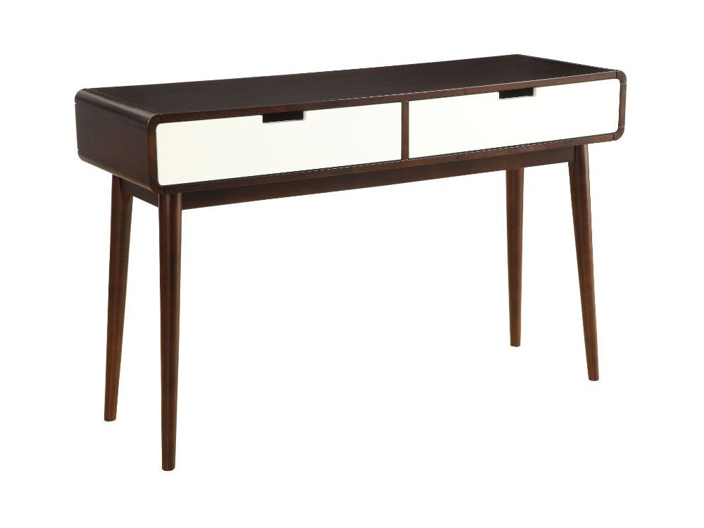 Christa Espresso & White Sofa Table - Ornate Home