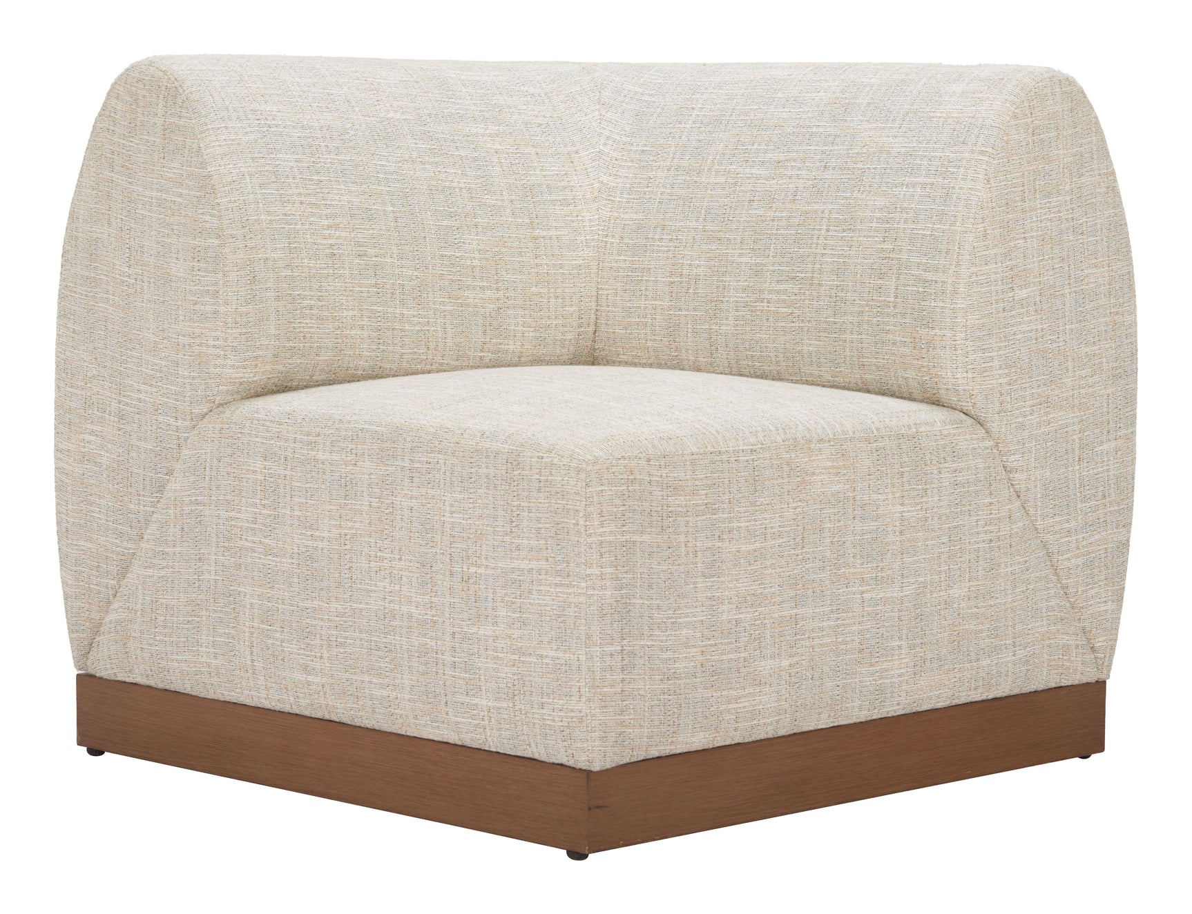 Christy Beige Corner Chair - Ornate Home
